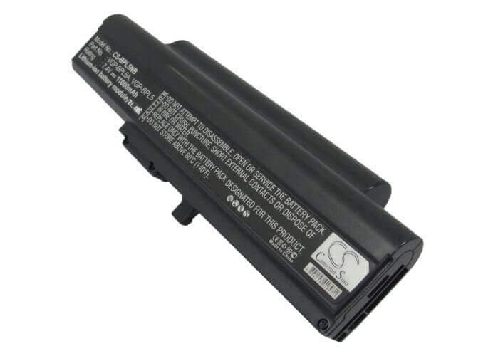 Black Battery For Sony Vaio Vgn-tx56c/w, Vaio Vgn-tx16sp/w, Vaio Vgn-tx2xp/l 7.4v, 11000mah - 81.40wh Notebook, Laptop Cameron Sino Technology Limited