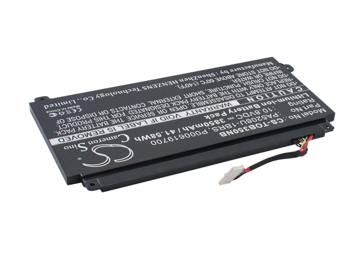 Black Battery For Toshiba Chromebook Cb35, Chromebook Cb35-b, Chromebook Cb35-b3340 10.8v, 3850mah - 41.58wh Notebook, Laptop Cameron Sino Technology Limited