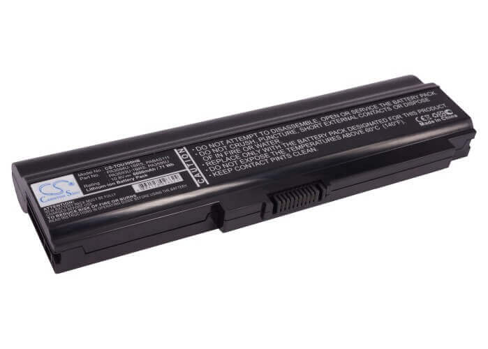 Black Battery For Toshiba Dynabook Cx/45c, Dynabook Cx/45d, Dynabook Cx/45e 10.8v, 6600mah - 71.28wh Notebook, Laptop Cameron Sino Technology Limited