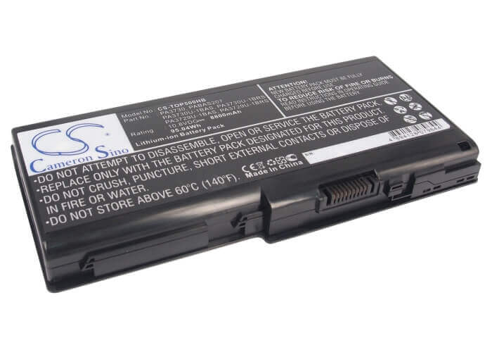 Batterie noire pour Toshiba Dynabook Qosmio Gxw/70lw, Qosmio 90lw, Qosmio 97k 10.8v, 8800mah - 95.04wh Notebook, Laptop Cameron Sino Technology Limited