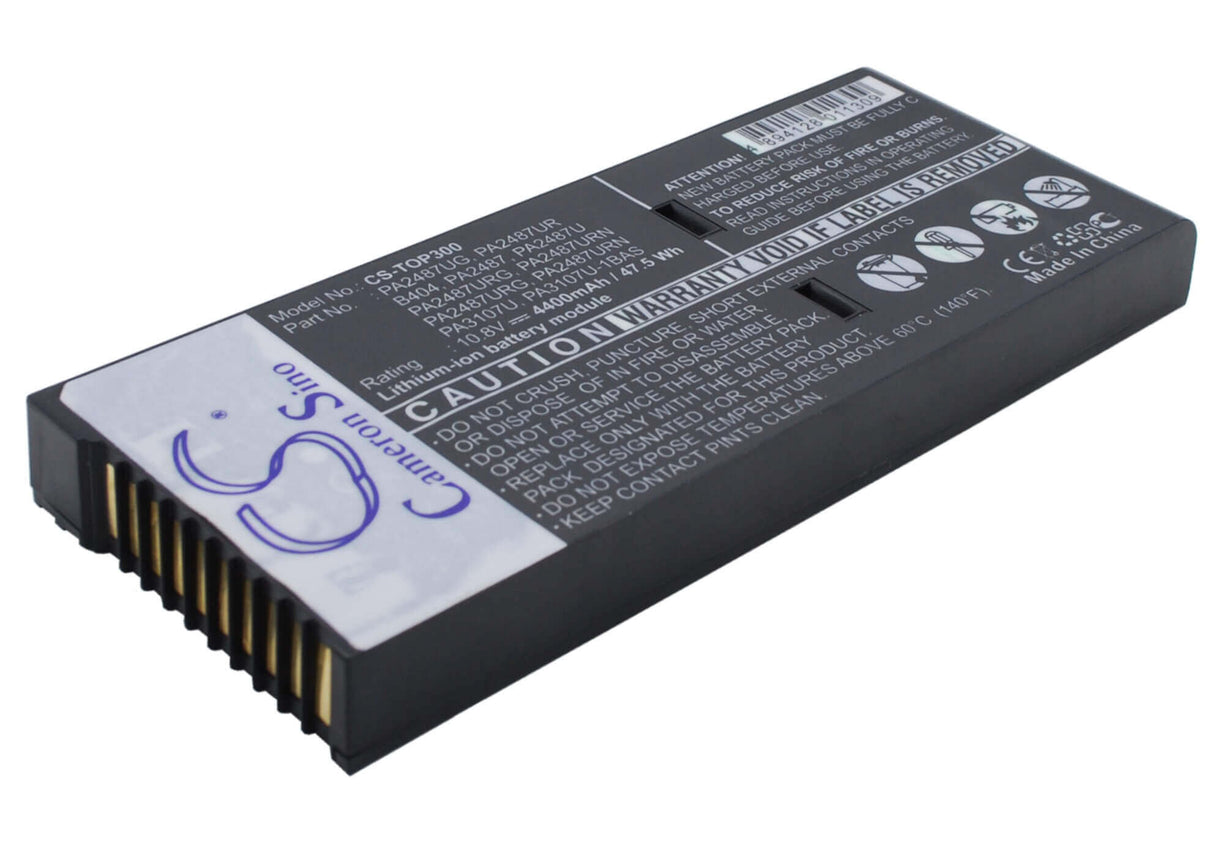 Black Battery For Toshiba Satellite 4280zdvd, Satellite 2180cdt, Satellite 2600 10.8v, 4400mah - 47.52wh Batteries for Electronics Cameron Sino Technology Limited (Suspended)