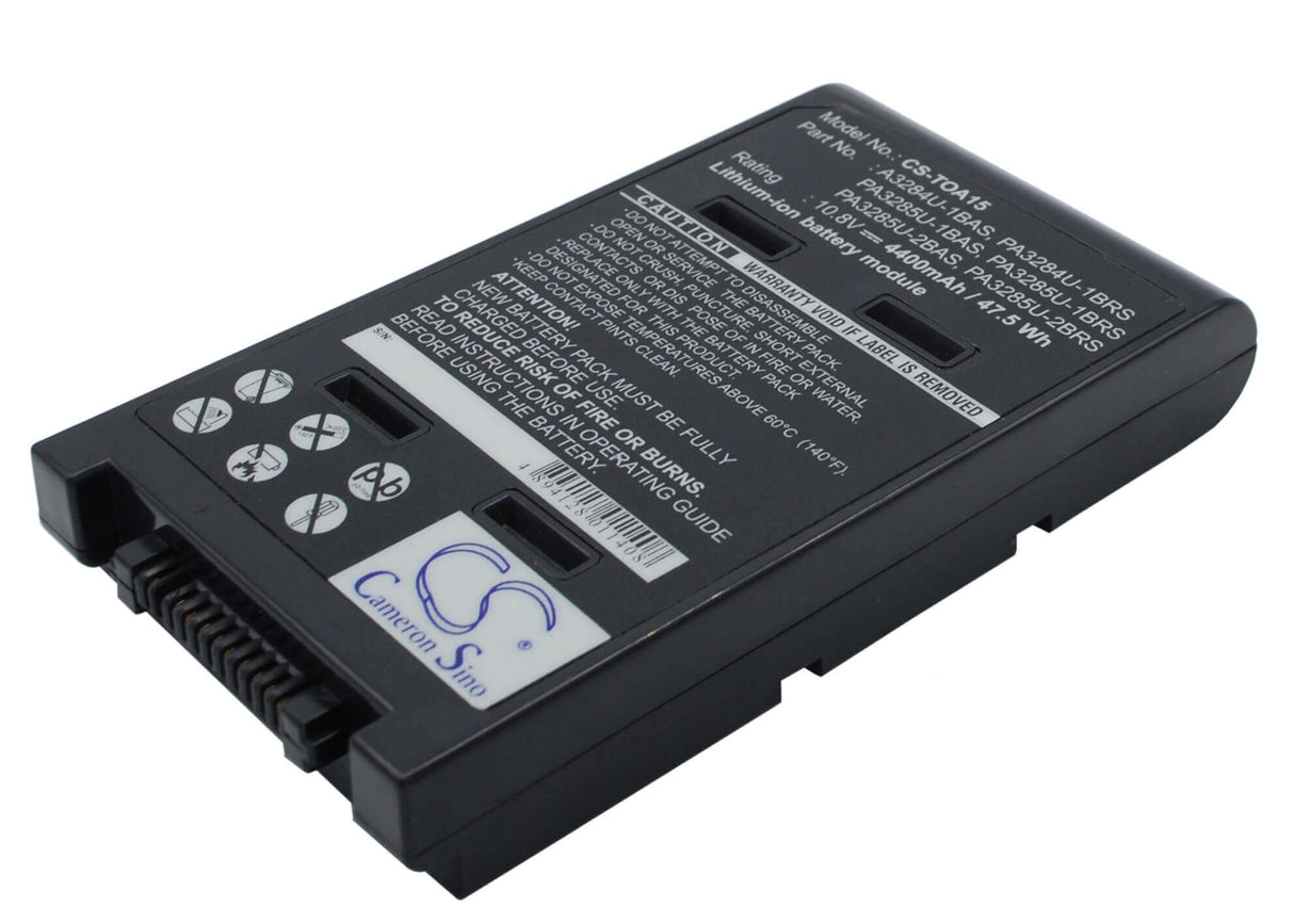 Batterie noire pour Toshiba Satellite A10-s113, Dynabook Satellite K15 166d/w, Dynabook Satellite K16 166e/w 10.8v, 4400mah - 47.5 Notebook, Laptop Cameron Sino Technology Limited