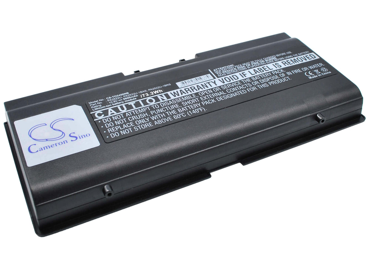 Black Battery For Toshiba Satellite A25-s2791, Satellite A45-s2502, Satellite A25 10.8v, 6600mah - 71.28wh Notebook, Laptop Cameron Sino Technology Limited (Suspended)