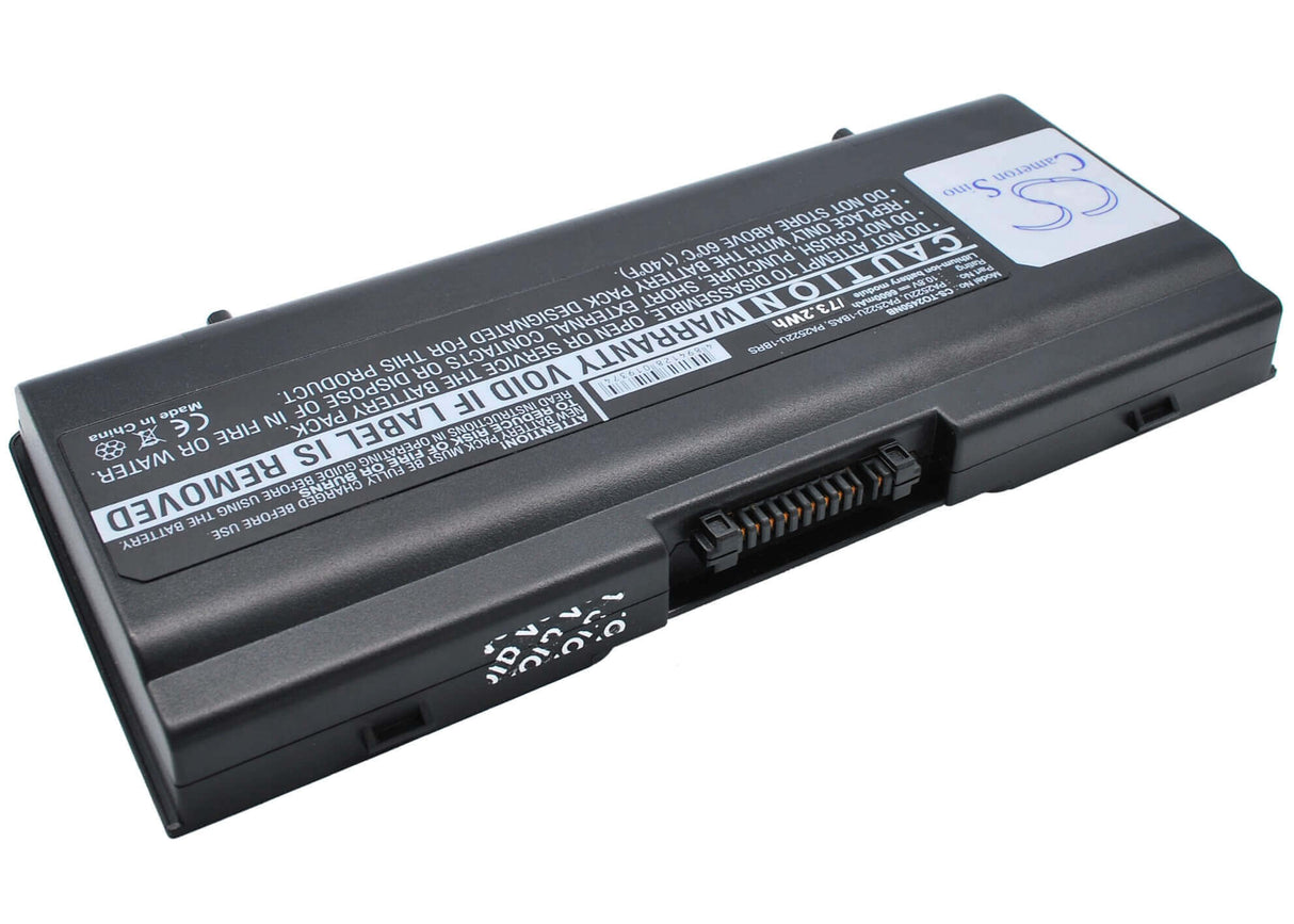 Black Battery For Toshiba Satellite A25-s2791, Satellite A45-s2502, Satellite A25 10.8v, 6600mah - 71.28wh Notebook, Laptop Cameron Sino Technology Limited (Suspended)