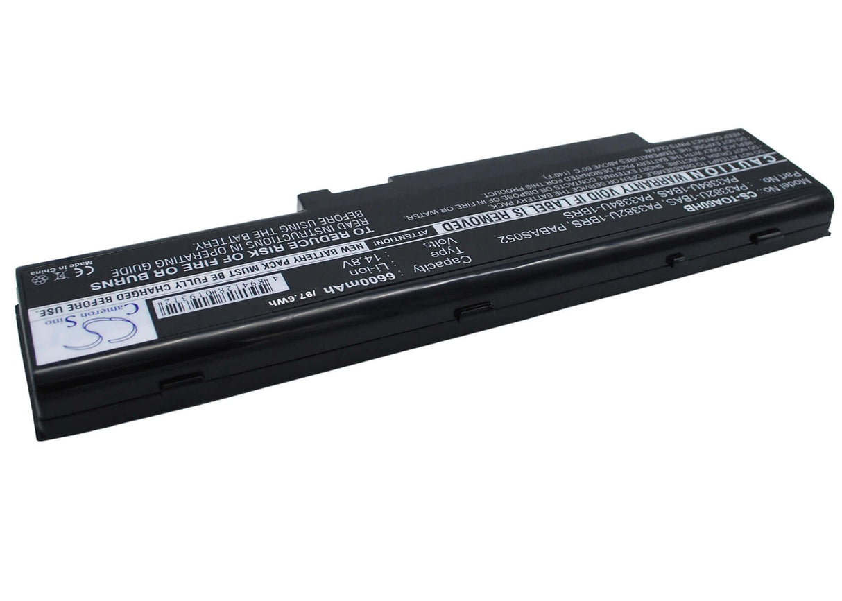 Black Battery For Toshiba Satellite A60-s1591, Satellite A60-s156, Satellite A60-743 14.8v, 6600mah - 97.68wh Notebook, Laptop Cameron Sino Technology Limited