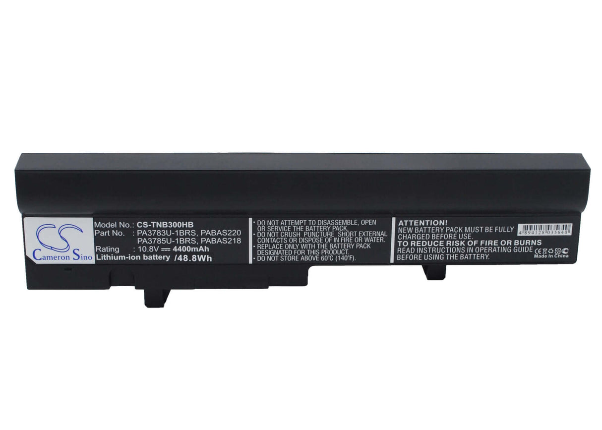Black Battery For Toshiba Satellite Nb300, Satellite N302, Satellite Nb305 10.8v, 4400mah - 47.52wh Notebook, Laptop Cameron Sino Technology Limited