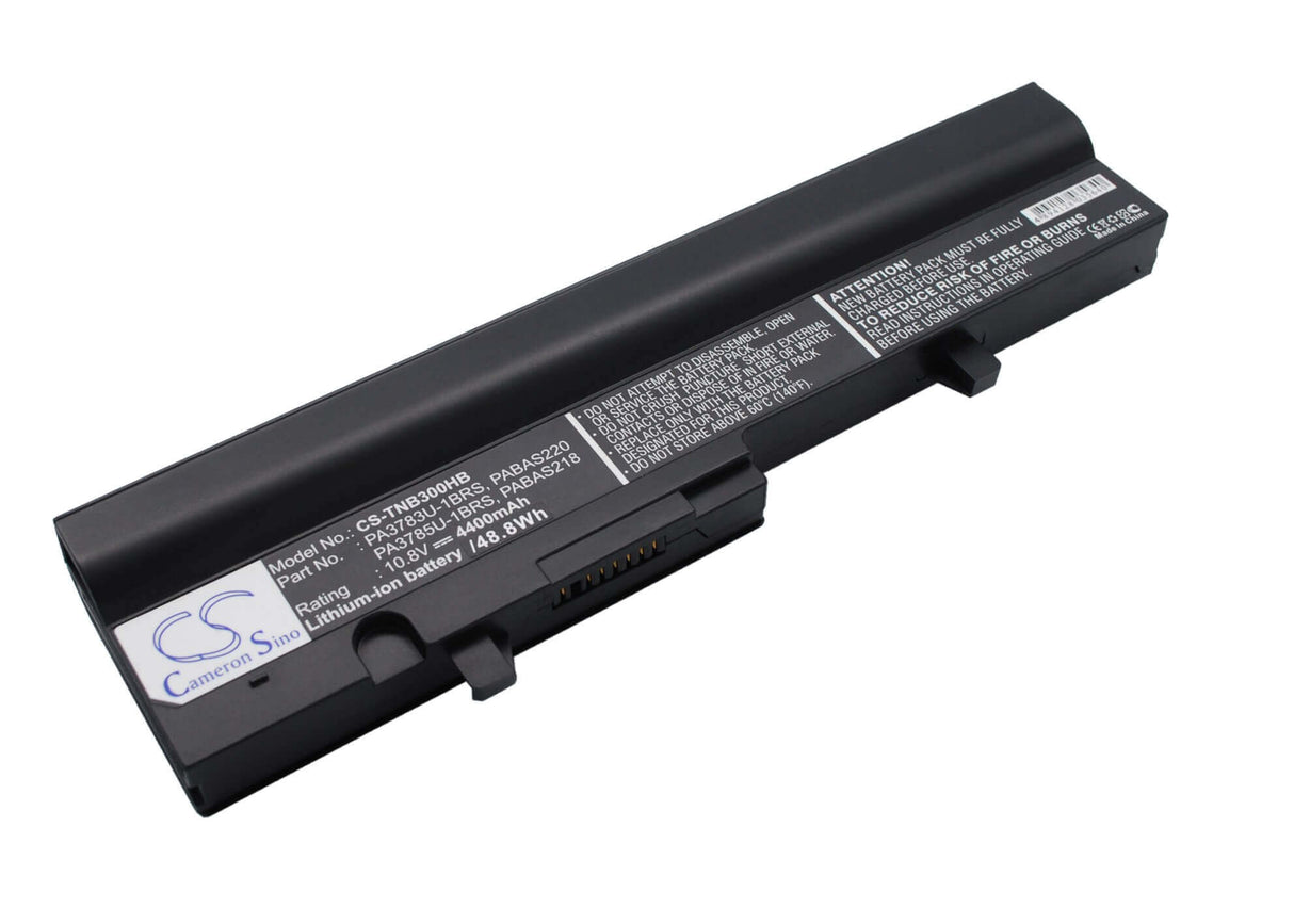 Black Battery For Toshiba Satellite Nb300, Satellite N302, Satellite Nb305 10.8v, 4400mah - 47.52wh Notebook, Laptop Cameron Sino Technology Limited