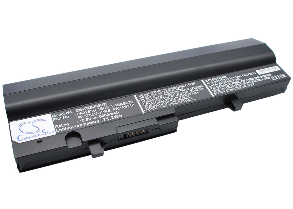 Black Battery For Toshiba Satellite Nb300, Satellite N302, Satellite Nb305 10.8v, 6600mah - 71.28wh Notebook, Laptop Cameron Sino Technology Limited