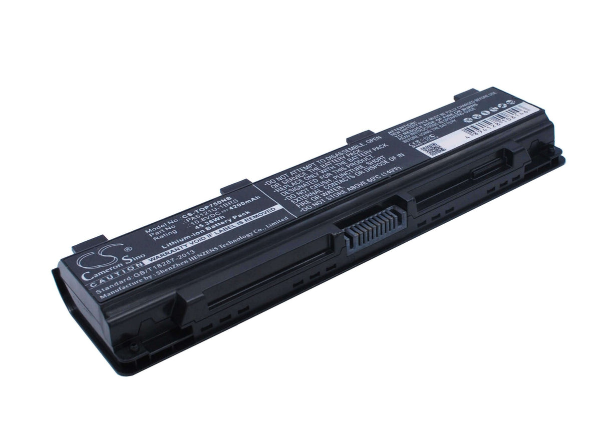 Black Battery For Toshiba Satellite P70, Satellite P70-a, Satellite P75 10.8v, 4200mah - 45.36wh Notebook, Laptop Cameron Sino Technology Limited