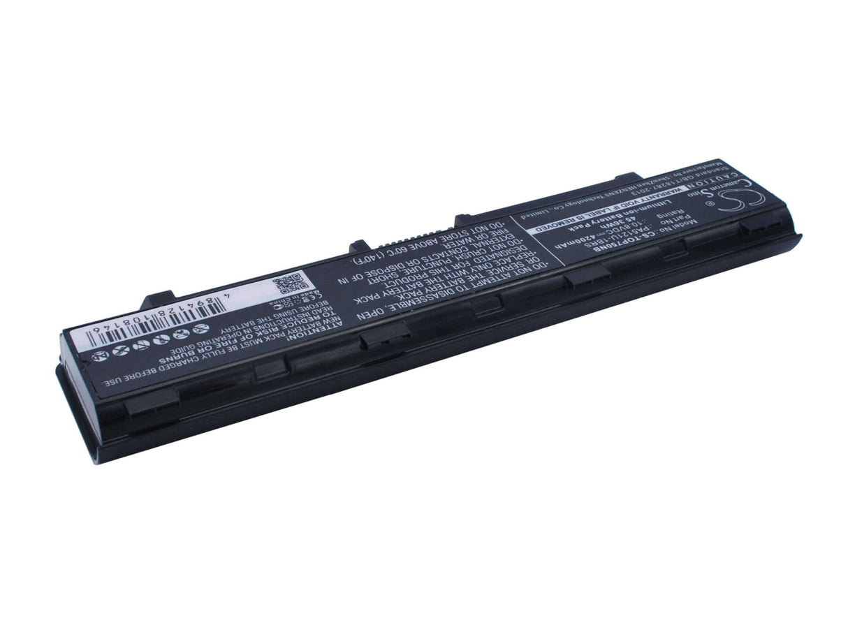Black Battery For Toshiba Satellite P70, Satellite P70-a, Satellite P75 10.8v, 4200mah - 45.36wh Notebook, Laptop Cameron Sino Technology Limited