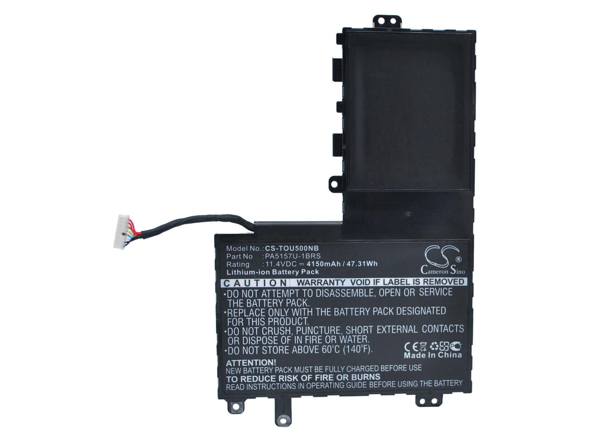 Black Battery For Toshiba Satellite U40t-a, Satellite M40-a, Satellite M50-a 11.4v, 4150mah - 47.31wh Notebook, Laptop Cameron Sino Technology Limited
