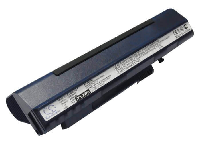 Blue Battery For Acer Aspire One, Aspire One A110-1295, Aspire One A110-1545 11.1v, 6600mah - 73.26wh Notebook, Laptop Cameron Sino Technology Limited