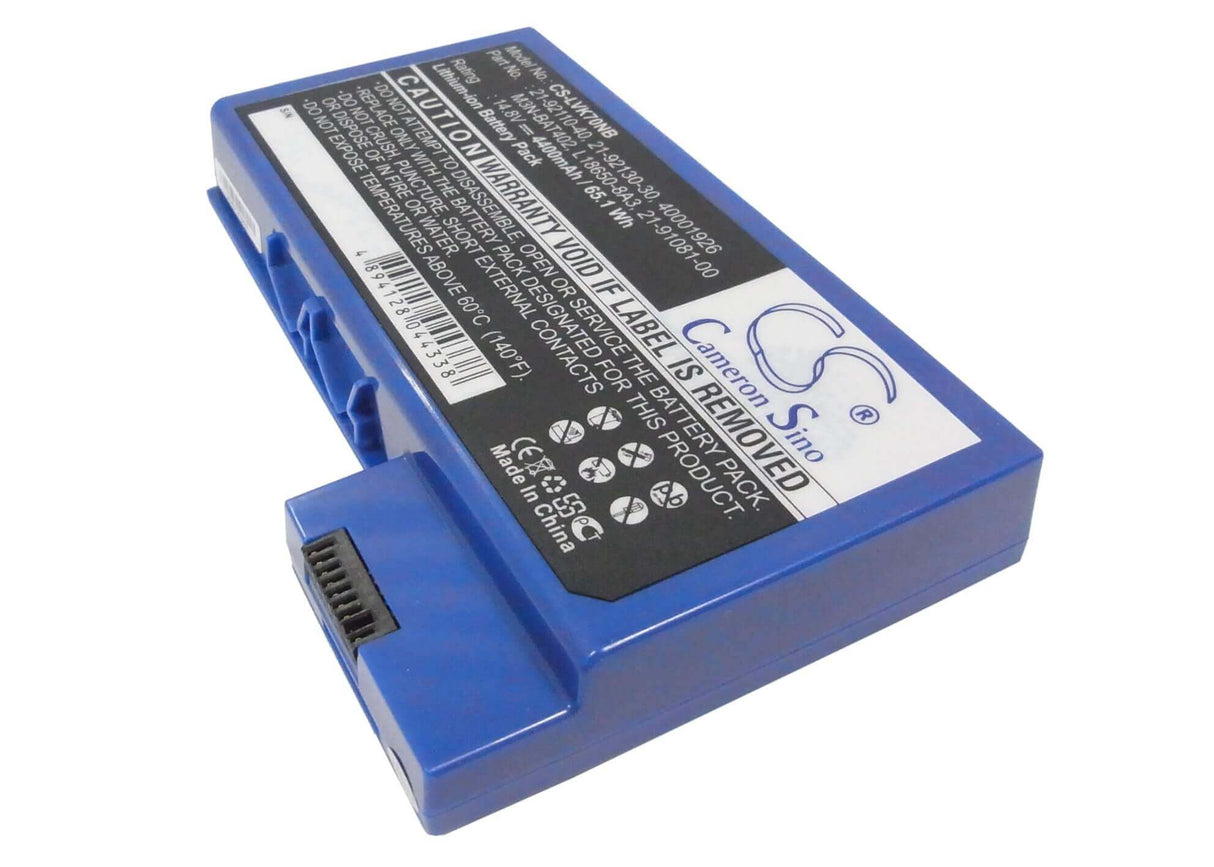 Blue Battery For Fic A3, A360, A380 14.8v, 4400mah - 65.12wh Notebook, Laptop Cameron Sino Technology Limited (Suspended)
