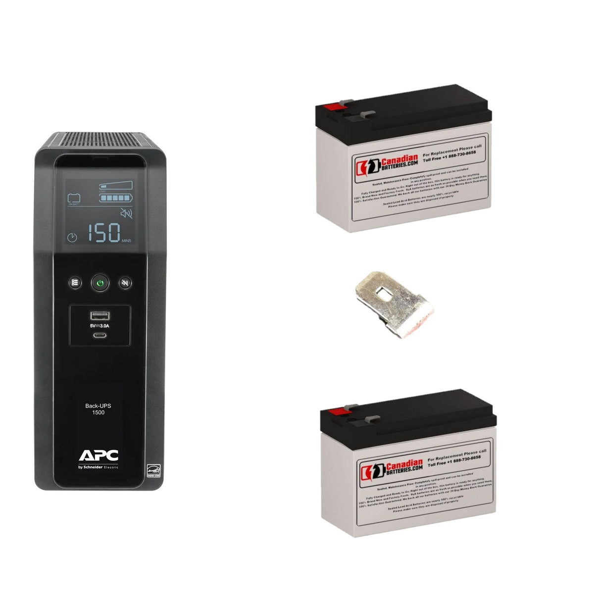 APC BN1500M2-CA UPS Battery Replacement 12V 9Ah 2-Pack UPS Batteries CB Range