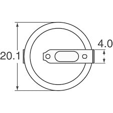 Pile bouton - Cr-2032/hfn-nd, Cr2032-1hf, Cr2032-1hf-nd, Cr2032/hfn 3v, 225 mAh - 0.675Wh Piles bouton Panasonic