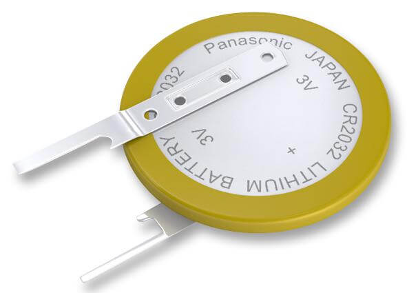 Pile bouton - P660-nd, P660nd, P660/nd, Cr2032/vcn, Cr-2032/vcn 3v, 225 Mah - 0.675wh Piles bouton Panasonic