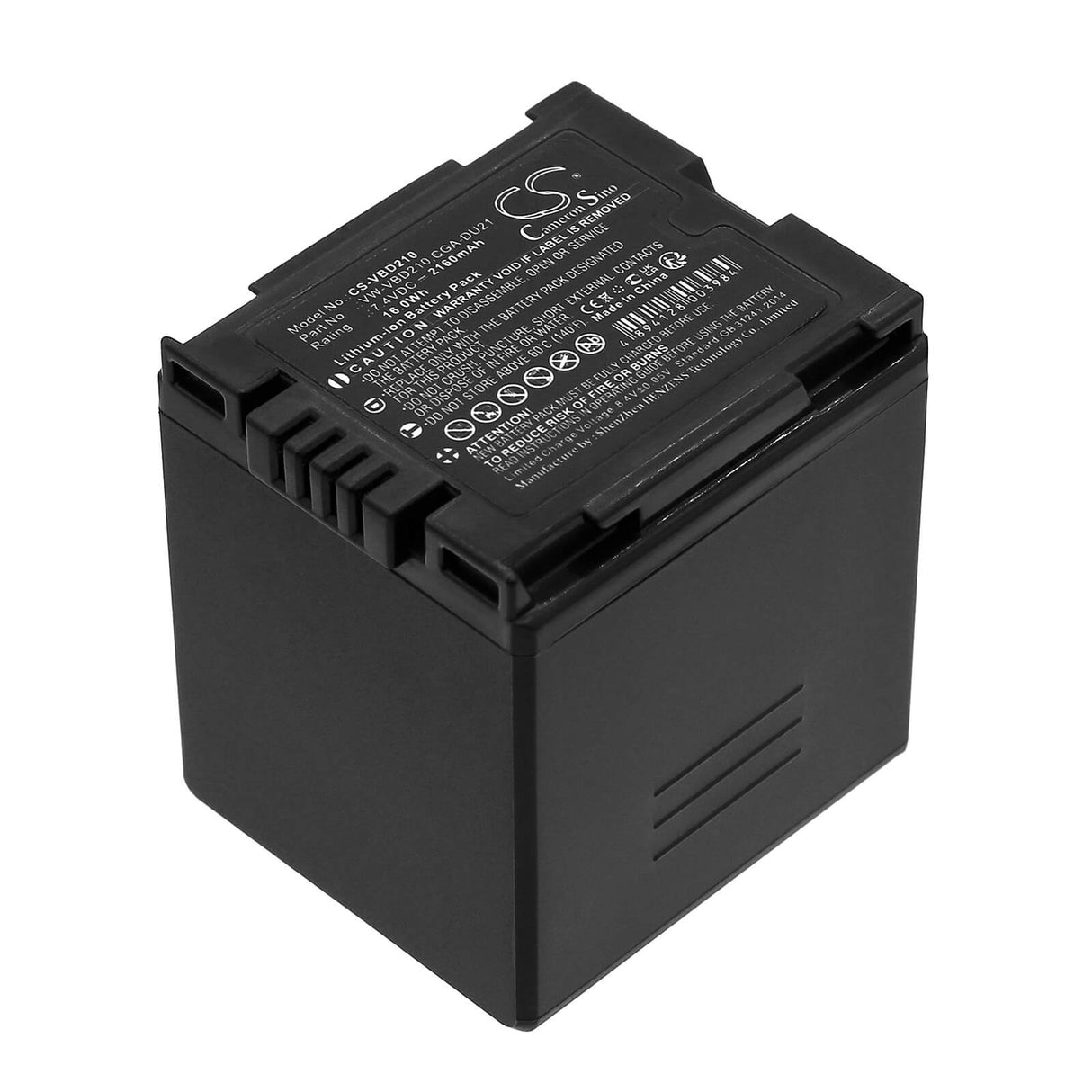 Camera Battery For Panasonic Nv-gs100k, Nv-gs11, Nv-gs120k, Nv-gs17ef-s, 7.4v, 2160mah - 15.98wh Camera Cameron Sino Technology Limited (Camera)