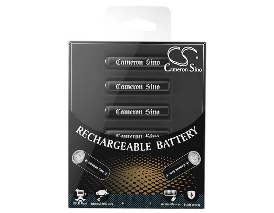 Cameronsino Pack Of 4 Nimh, Aaa Rechargeable Battery - 800 Mah, 0.96Wh AAA Cameron Sino Technology Limited