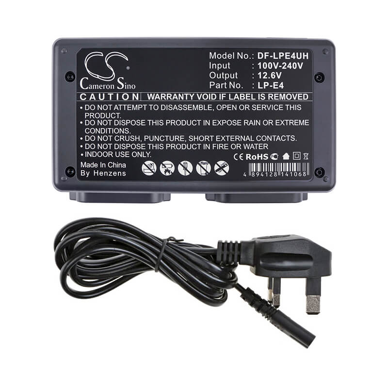 Canon 1895b002, Lc-e4, Lp-e4, Lp-e4n Chargeur d'appareil photo avec prise UK Cameron Sino Technology Limited (Appareil photo)