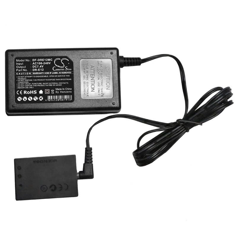 Coupleur DC Canon Dr-e12 avec adaptateur ACK-E12 – Compatible avec les appareils photo Canon Coupleur DC Cameron Sino Technology Limited