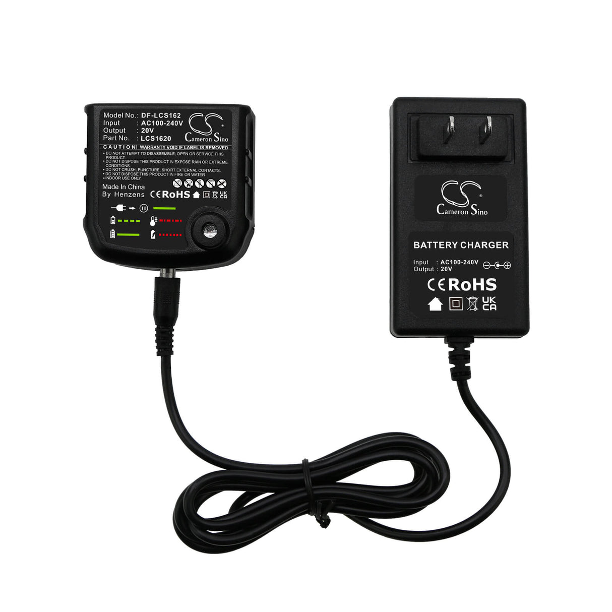 Chargeur compatible avec Asd18 Type 1, Asd18 Type 2, Asd184 Type 1 Mini Chargeur Cameron Sino Technology Limited