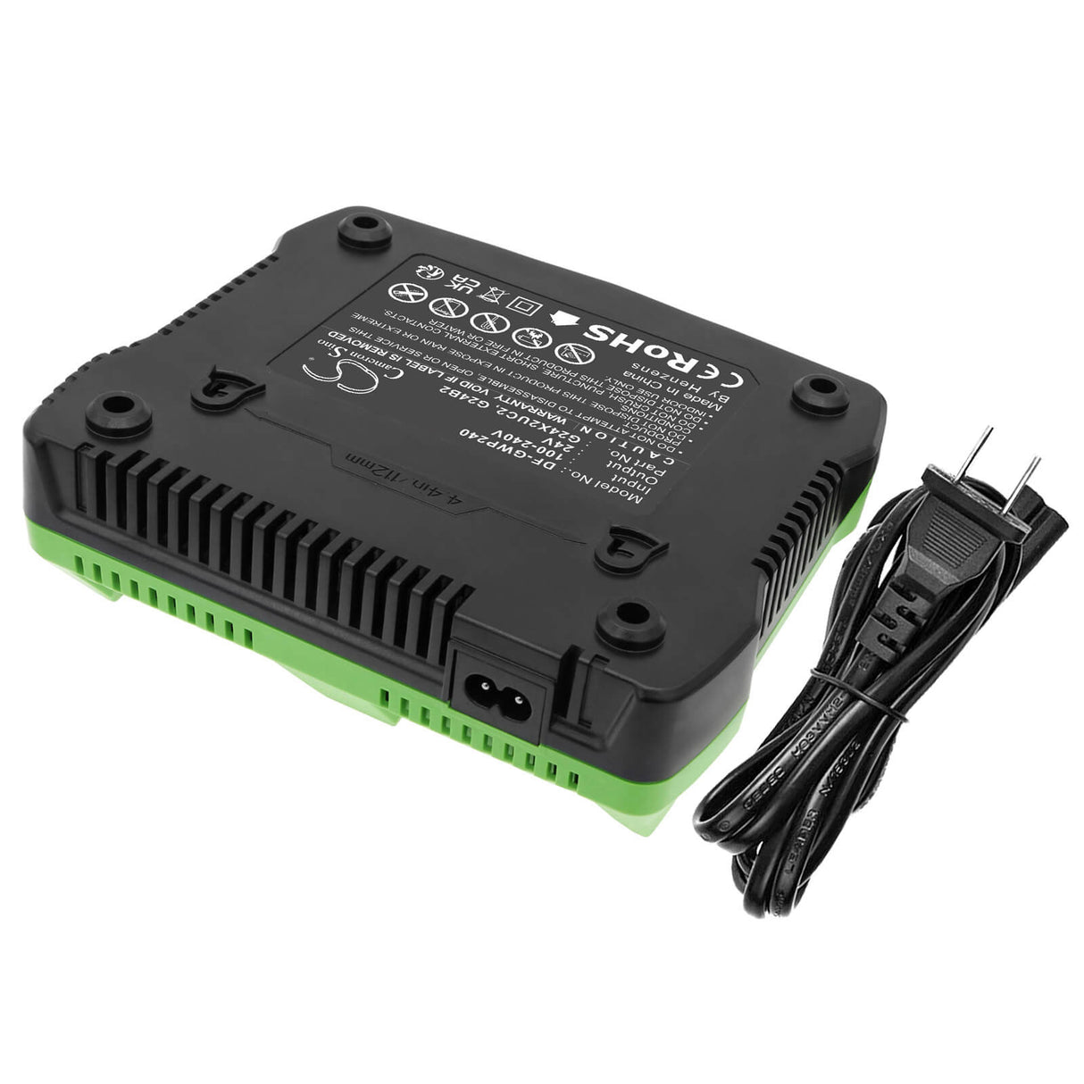 Charger Fits Greenworks 10-inch Cordless Chainsaw 2036, 130mph Cordless G24 Sweeper, 2000007, Power Tools Charger Cameron Sino Technology Limited (Power Tools)