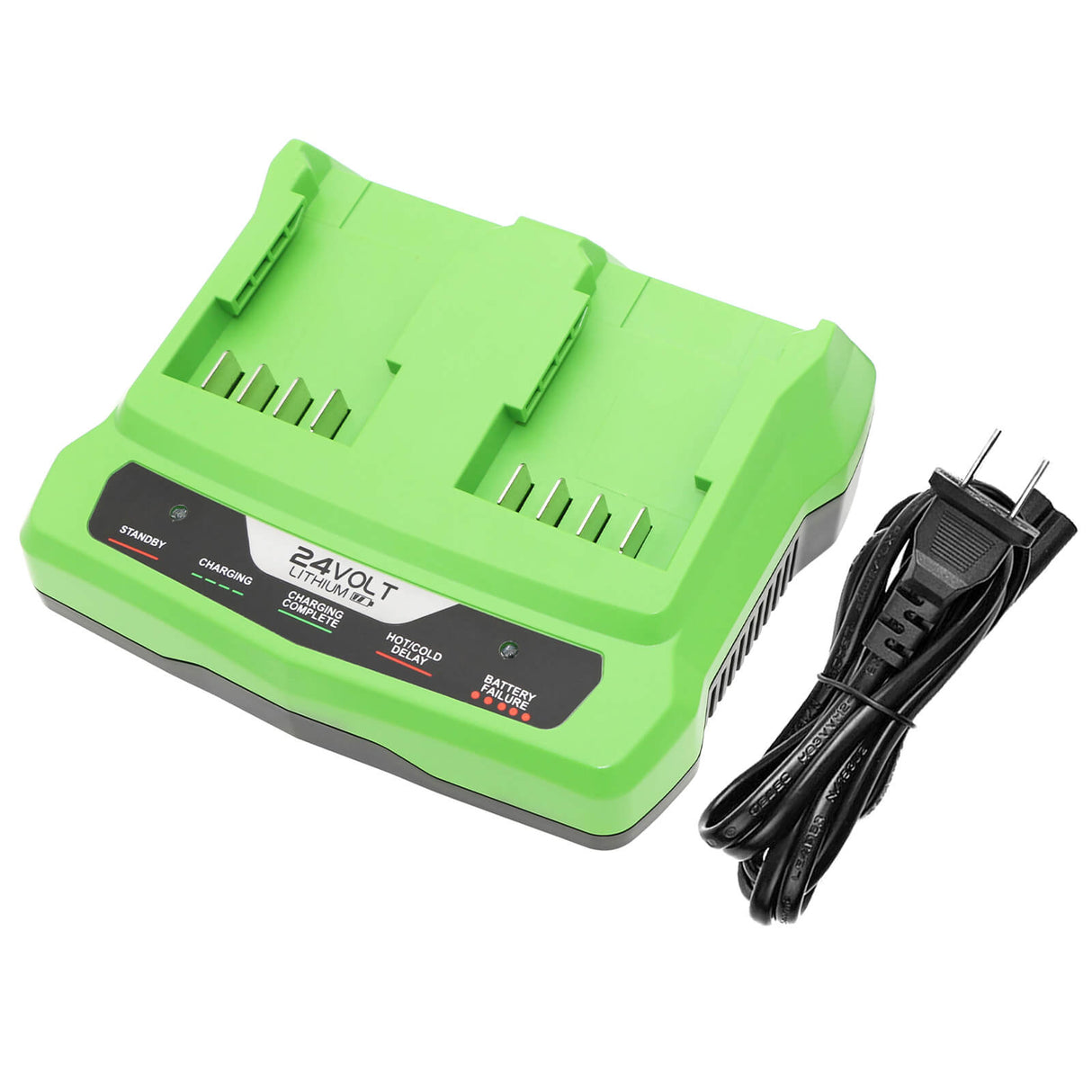 Charger Fits Greenworks 10-inch Cordless Chainsaw 2036, 130mph Cordless G24 Sweeper, 2000007, Power Tools Charger Cameron Sino Technology Limited (Power Tools)