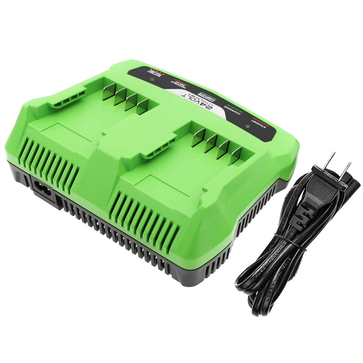 Charger Fits Greenworks 10-inch Cordless Chainsaw 2036, 130mph Cordless G24 Sweeper, 2000007, Power Tools Charger Cameron Sino Technology Limited (Power Tools)