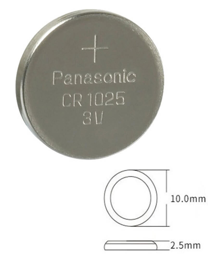 CR1025 Lithium Coin Cell Battery 3V – Panasonic & Renata Compatible Power Cell Coin Cell Batteries Panasonic