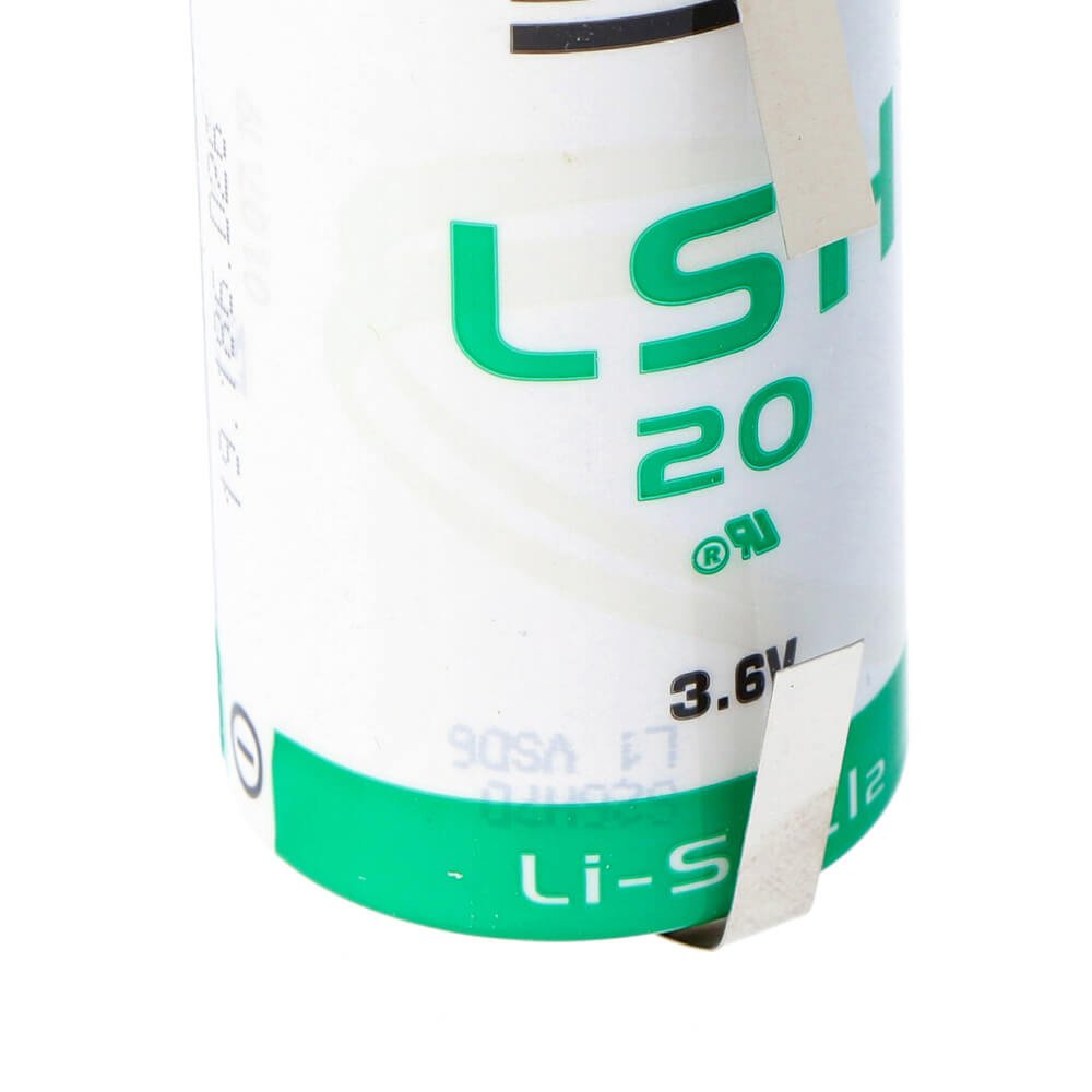 D-size 3.6v 13000mah Saft Lsh20 Battery With Unidirectional Tabs Saft Batteries Saft Lithium Batteries