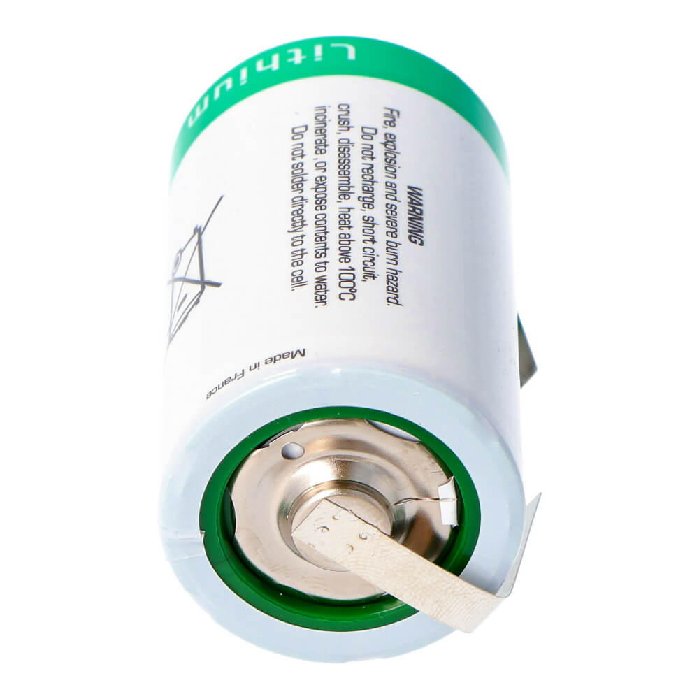 D-size 3.6v 13000mah Saft Lsh20 Battery With Unidirectional Tabs Saft Batteries Saft Lithium Batteries