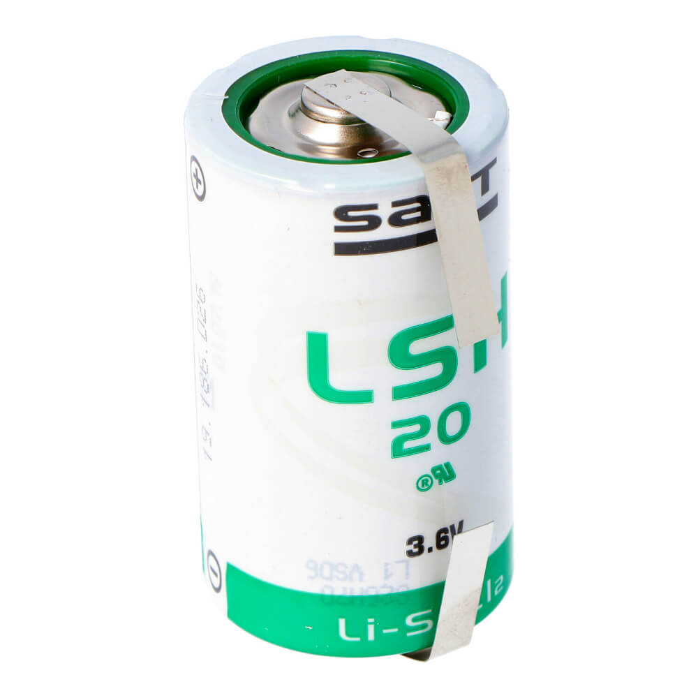 D-size 3.6v 13000mah Saft Lsh20 Battery With Unidirectional Tabs Saft Batteries Saft Lithium Batteries