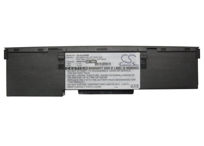 Dark Grey Battery For Acer Travelmate 242fx(ms2138), Aspire 1363wlm, Aspire 1363wlmi 14.8v, 4400mah - 65.12wh Notebook, Laptop Cameron Sino Technology Limited (Suspended)