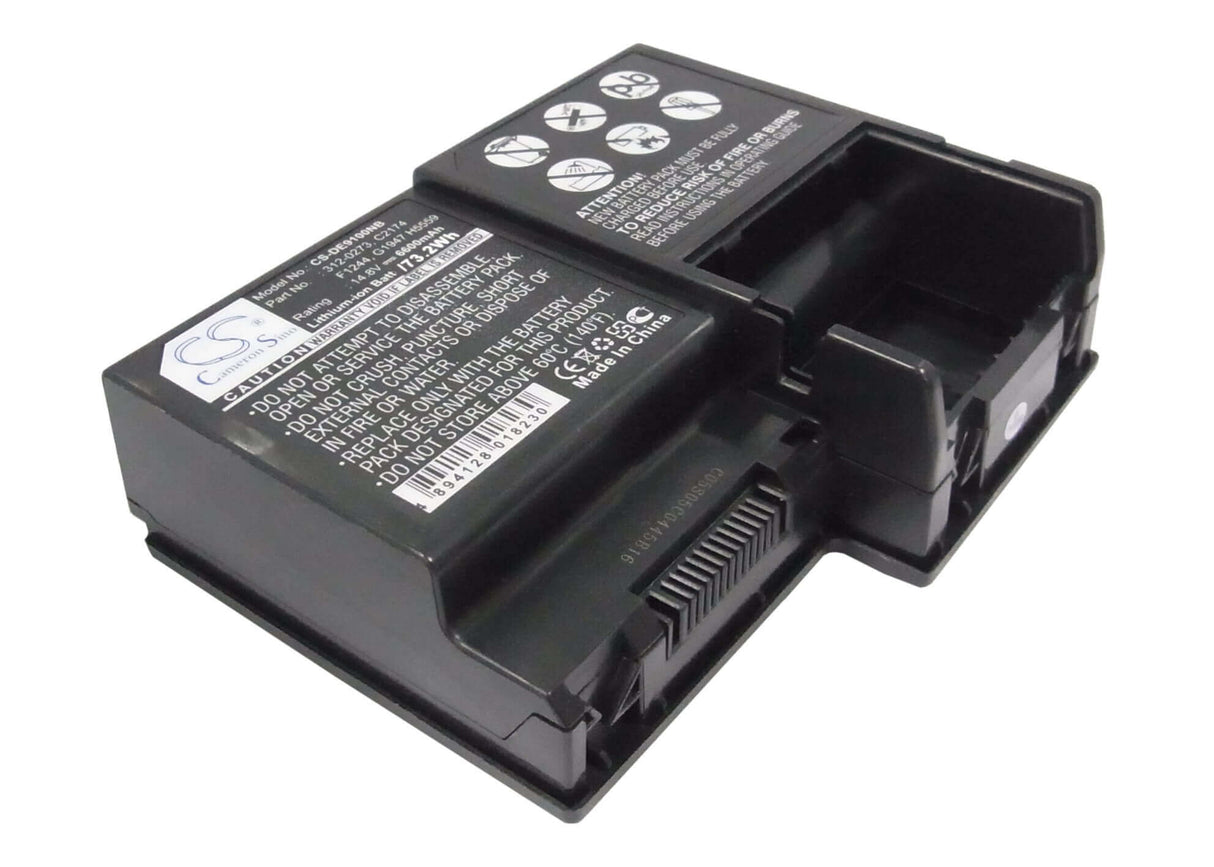 Dark Grey Battery For Dell Inspiron 9100, Inspiron Xps 14.8v, 6600mah - 97.68wh Batteries for Electronics Cameron Sino Technology Limited (Suspended)