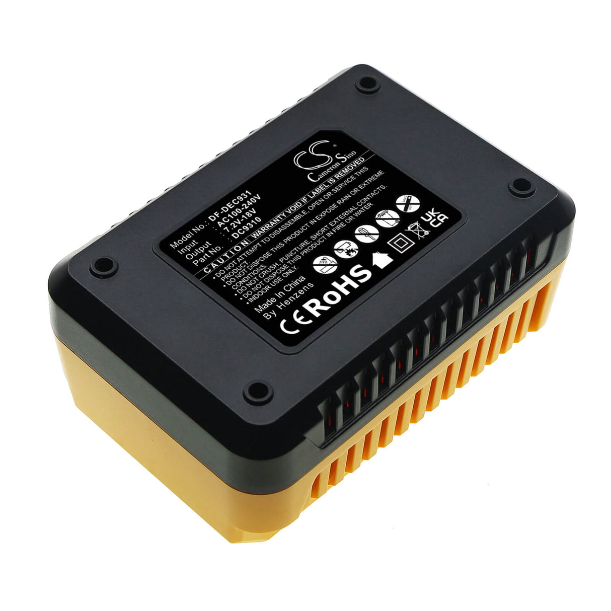 Chargeur de batterie Dewalt compatible avec les outils électriques 18v, 14.4v, 12v, 9.6v, 7.2v Ni-cd & Ni-mh Cameron Sino Technology Limited (Outils électriques)