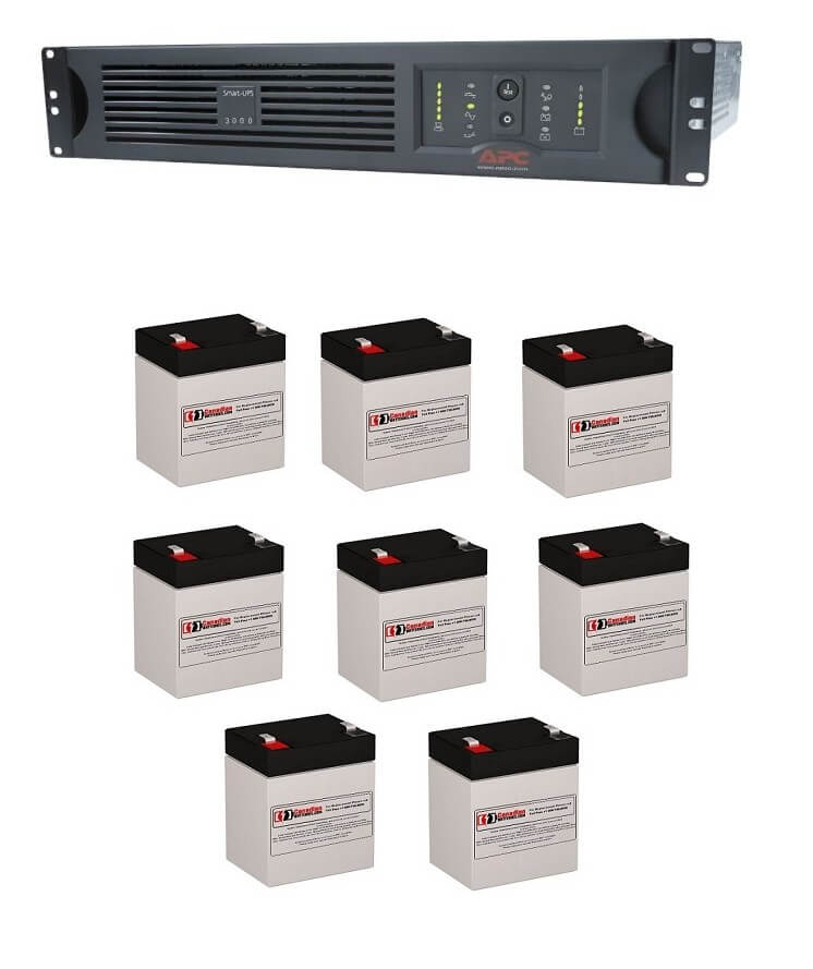 Dla3000rm2u 3000 Rack Mount 2u Apc Dell Smart UPS Battery, 8 x 12V 5Ah UPS Batteries CB Range