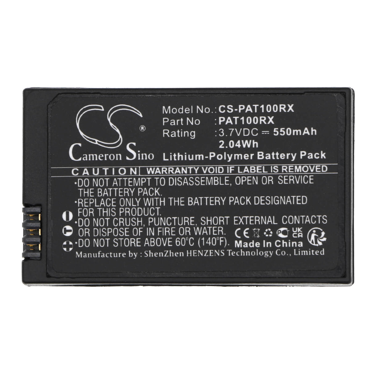 Drone Battery For Parrot, Jumping Sumo, Mini Drone, Minidrone Jumping Sumo, 3.7v, 550mah - 2.04Wh Drones Cameron Sino Technology Limited