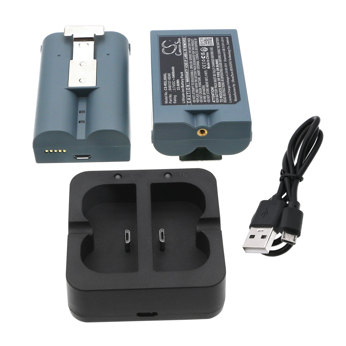 Chargeur double batterie pour Ring, 8vr1s7, Spotlight Cam, chargeur de batterie pour sonnette vidéo 2 Cameron Sino Technology Limited