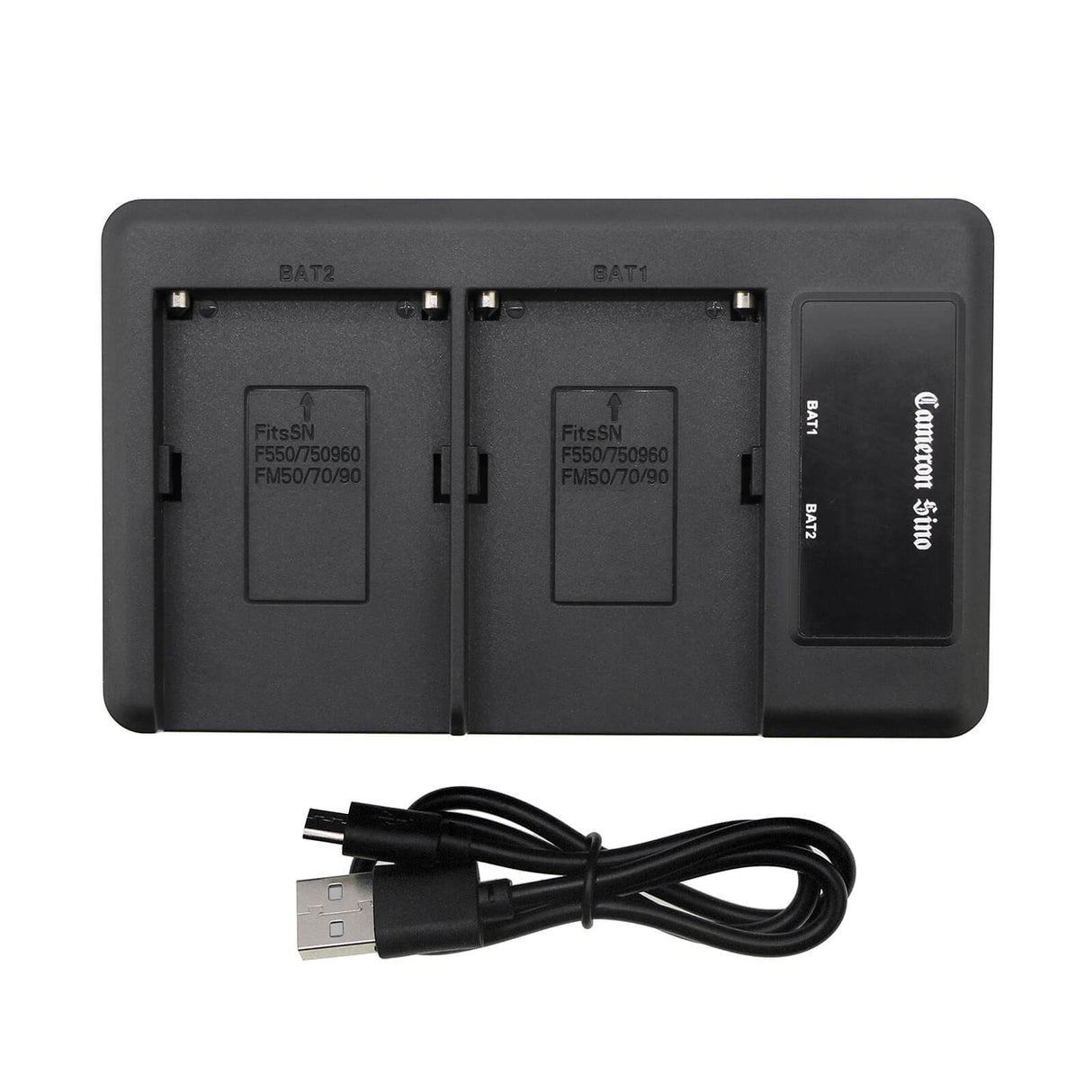 Chargeur double batterie pour charger la batterie au format Sony. Charge de nombreux modèles de chargeur d'appareil photo Cameron Sino Technology Limited (Appareil photo)