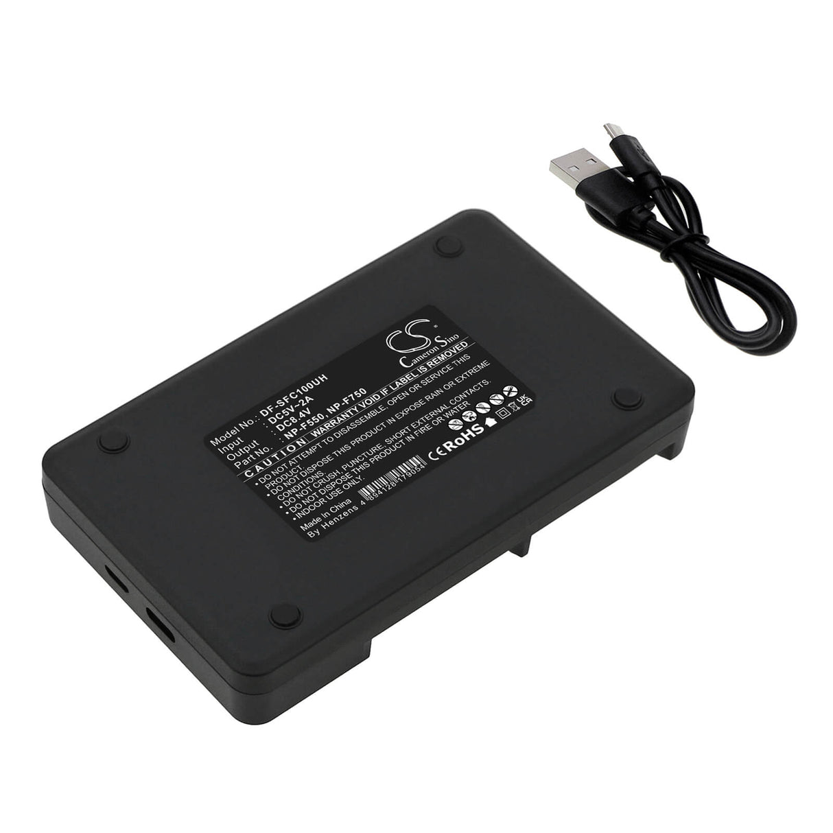 Chargeur double batterie pour charger la batterie au format Sony. Charge de nombreux modèles de chargeur d'appareil photo Cameron Sino Technology Limited (Appareil photo)