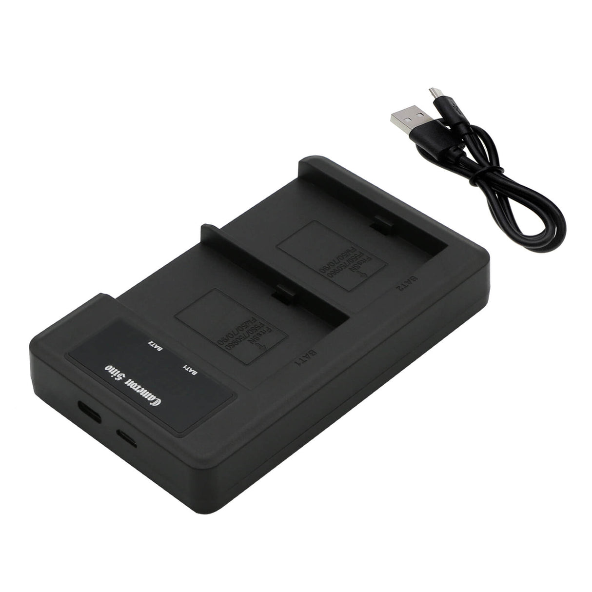 Chargeur double batterie pour charger la batterie au format Sony. Charge de nombreux modèles de chargeur d'appareil photo Cameron Sino Technology Limited (Appareil photo)