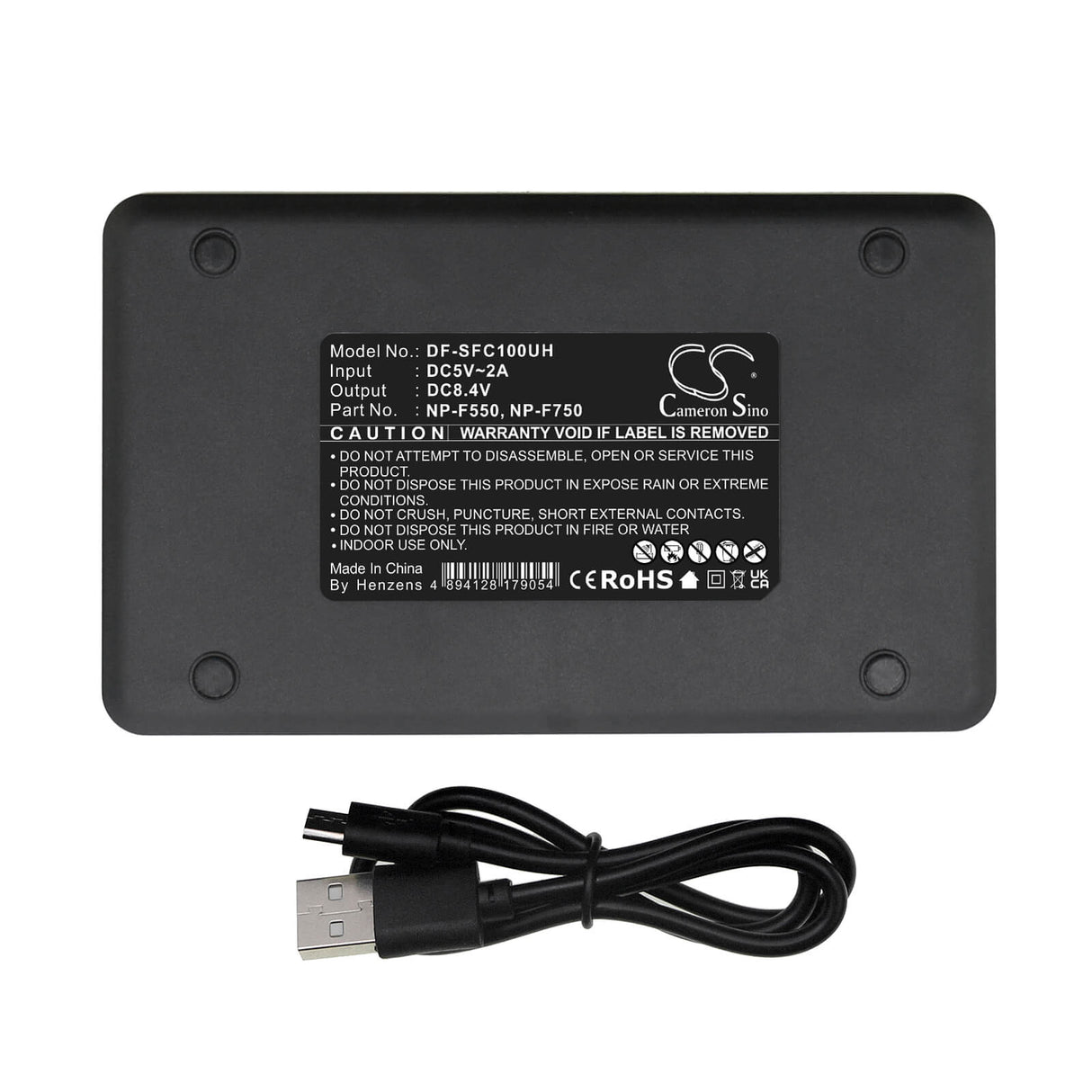 Chargeur double batterie pour charger la batterie au format Sony. Charge de nombreux modèles de chargeur d'appareil photo Cameron Sino Technology Limited (Appareil photo)