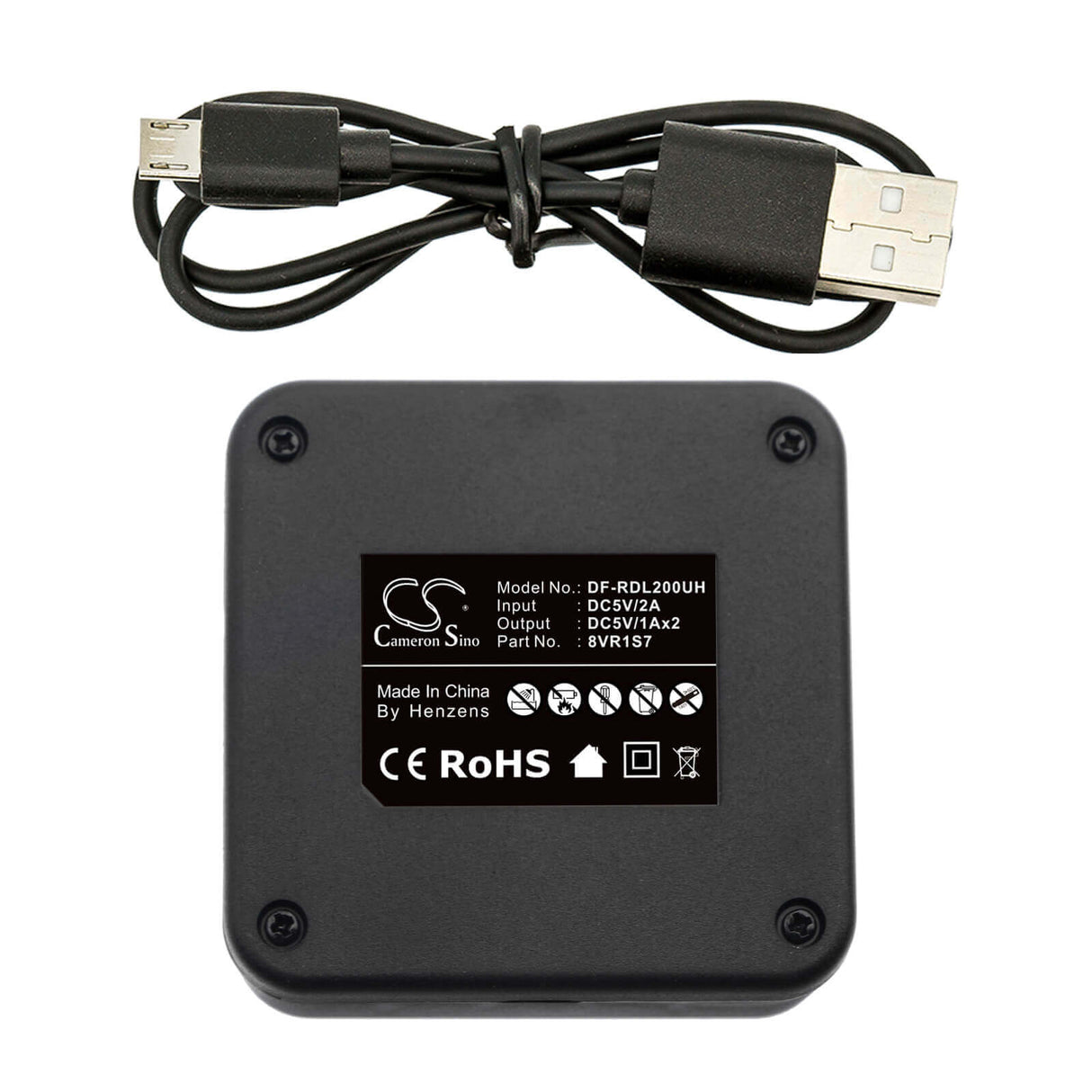 Chargeur double batterie pour Ring, 8vr1s7, Spotlight Cam, chargeur de batterie pour sonnette vidéo 2 Cameron Sino Technology Limited