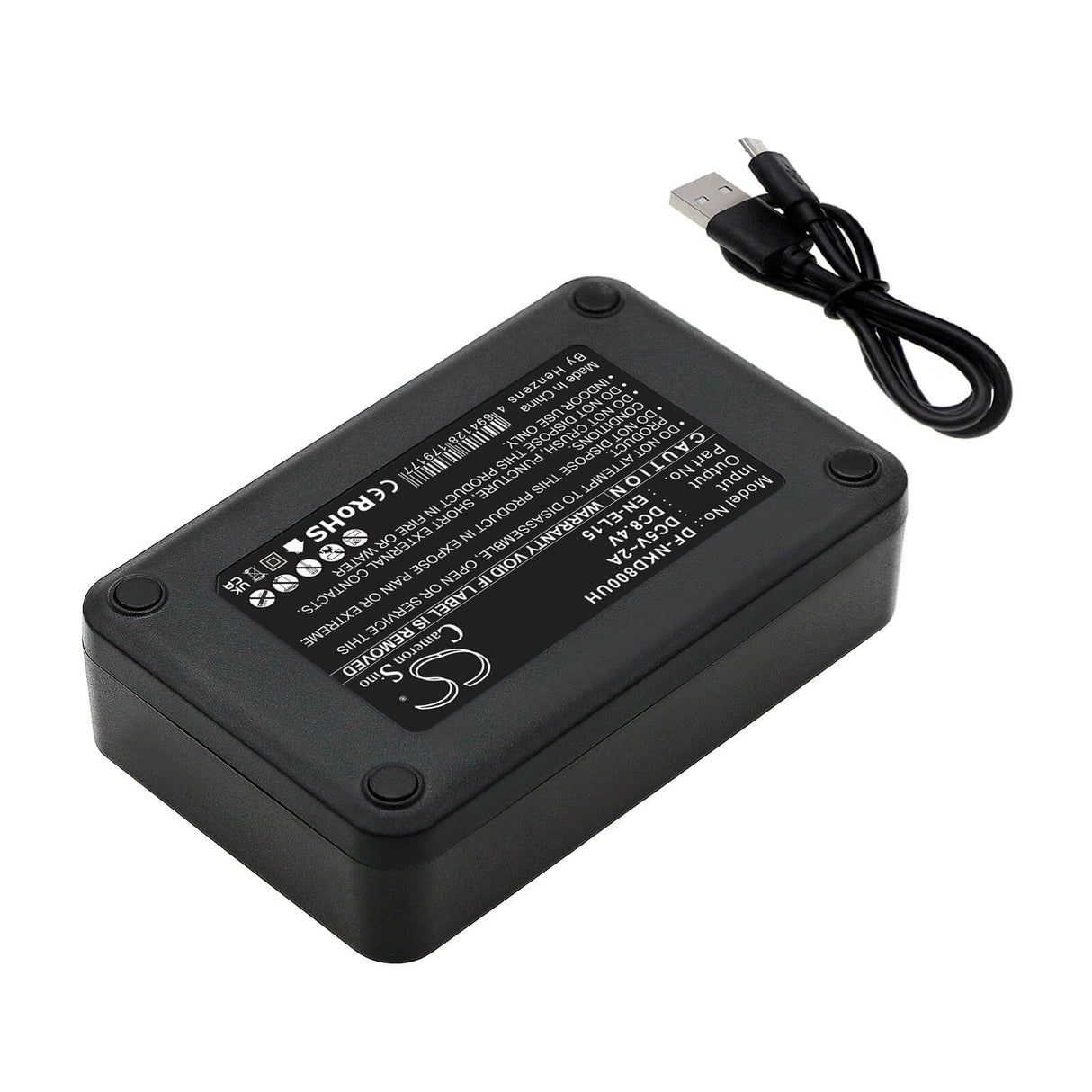 Chargeur double EN-EL15, EN-EL15A compatible avec Nikon 1 V1, chargeur d'appareil photo Coolpix D7000 Cameron Sino Technology Limited (Appareil photo)
