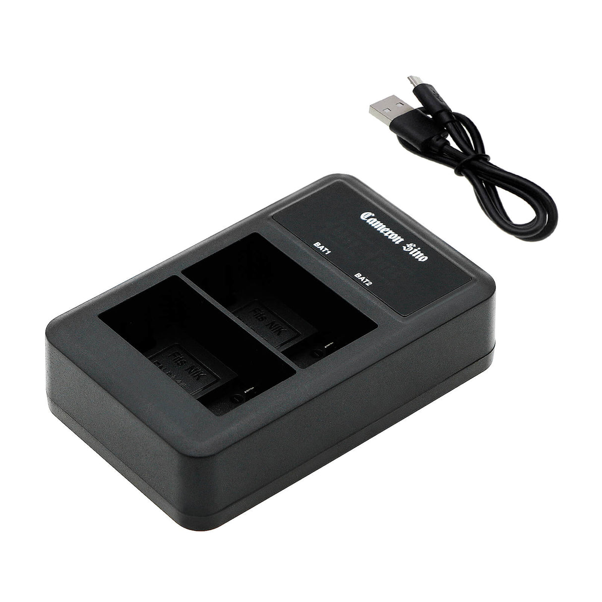 Chargeur double EN-EL15, EN-EL15A compatible avec Nikon 1 V1, chargeur d'appareil photo Coolpix D7000 Cameron Sino Technology Limited (Appareil photo)