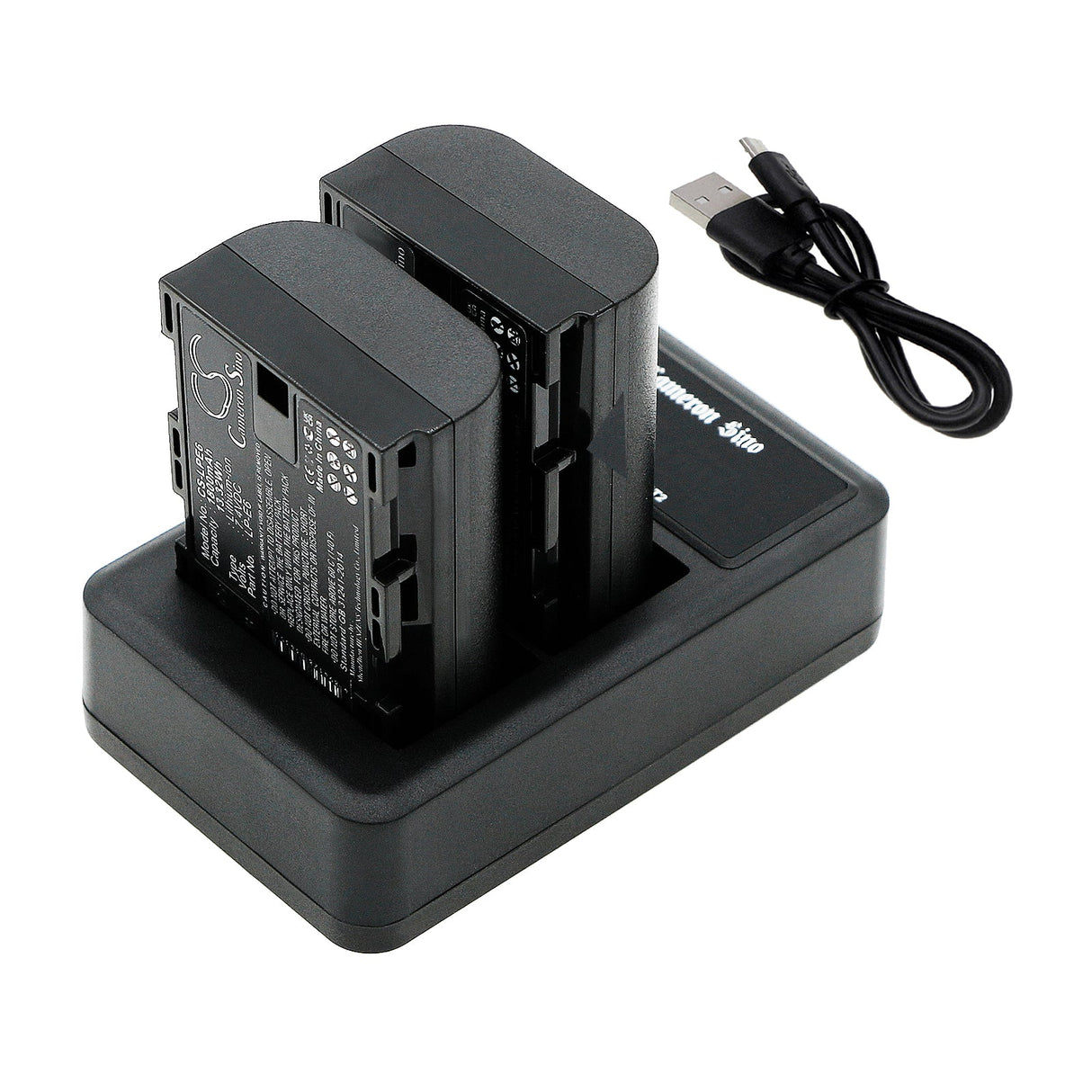 Chargeur double pour charger Canon Lp-e6, Lp-e6n, Lc-e6, Lc-e6e Chargeur d'appareil photo Cameron Sino Technology Limited (Appareil photo)