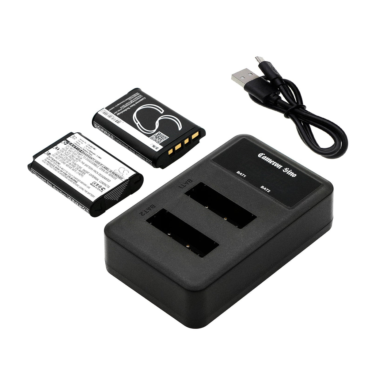 Chargeur double emplacement pour Sony Bc-csxb, Bc-dcy, Np-bx1, Np-by1 Batteries Chargeur d'appareil photo Cameron Sino Technology Limited (Appareil photo)