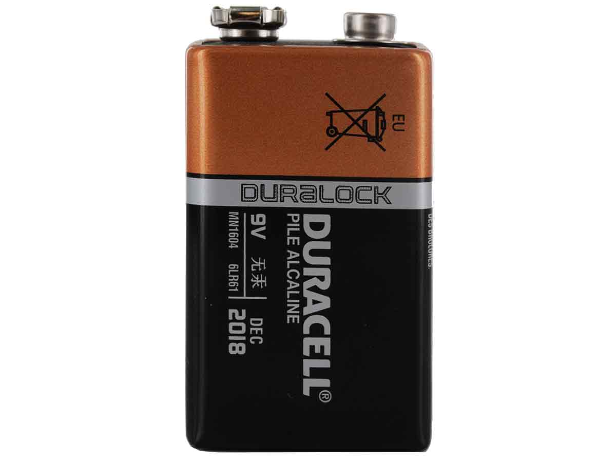 Duracell 9 Volt Alkaline Battery Mn1604 - Non Rechargeable Other Cameron Sino Technology Limited (Suspended)