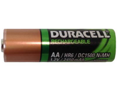 Duracell Aa 2450mah Nimh Rechargeable Battery Model Hr6 / Dc1500 Other CB Range