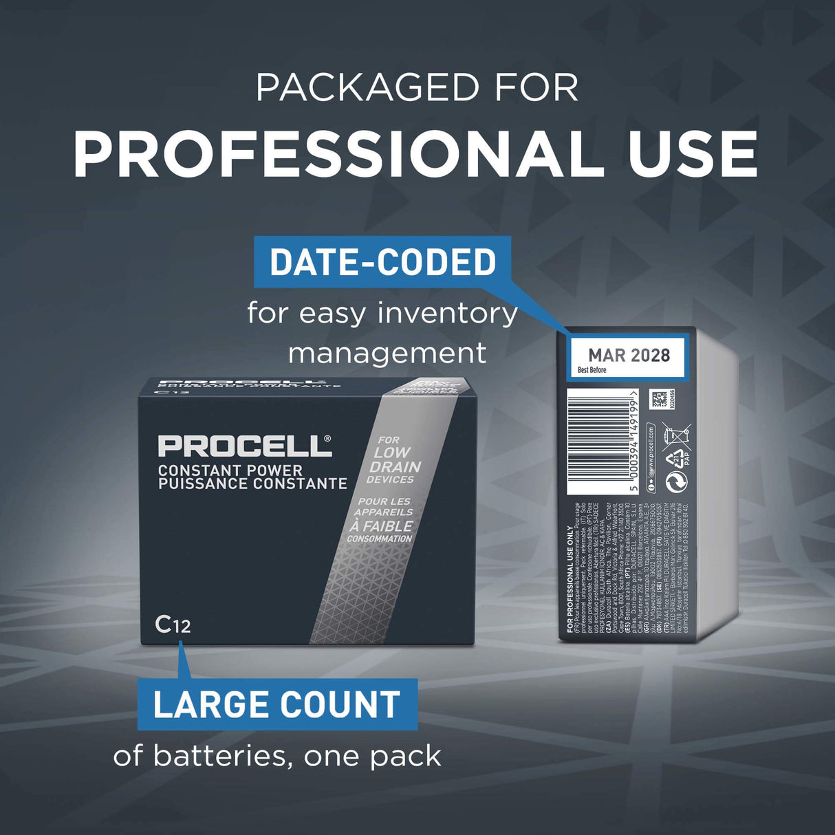 Duracell C Procell Alkaline Batteries Model Pc1400 - Non Rechargeable Other Duracell